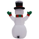 Lifeideas Inflatable Snowman Christmas Yard Decoration with LED