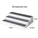 Lifeideas Expandable 3-Tier Non-Slip Spice Jar Rack Stepped Shelf