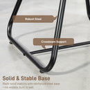 HOMCOM Desk Chair No Wheels, Meeting Chair with Mesh Back for Waiting Room