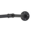 Livingandhome Modern Matte Black Wall-Mounted Rail