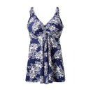Two Piece Tankini Swimsuit With Double Shoulder Straps