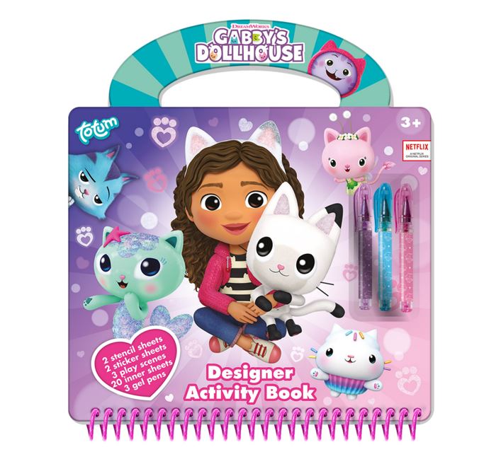 Gabby's Dollhouse Designer Activity Book