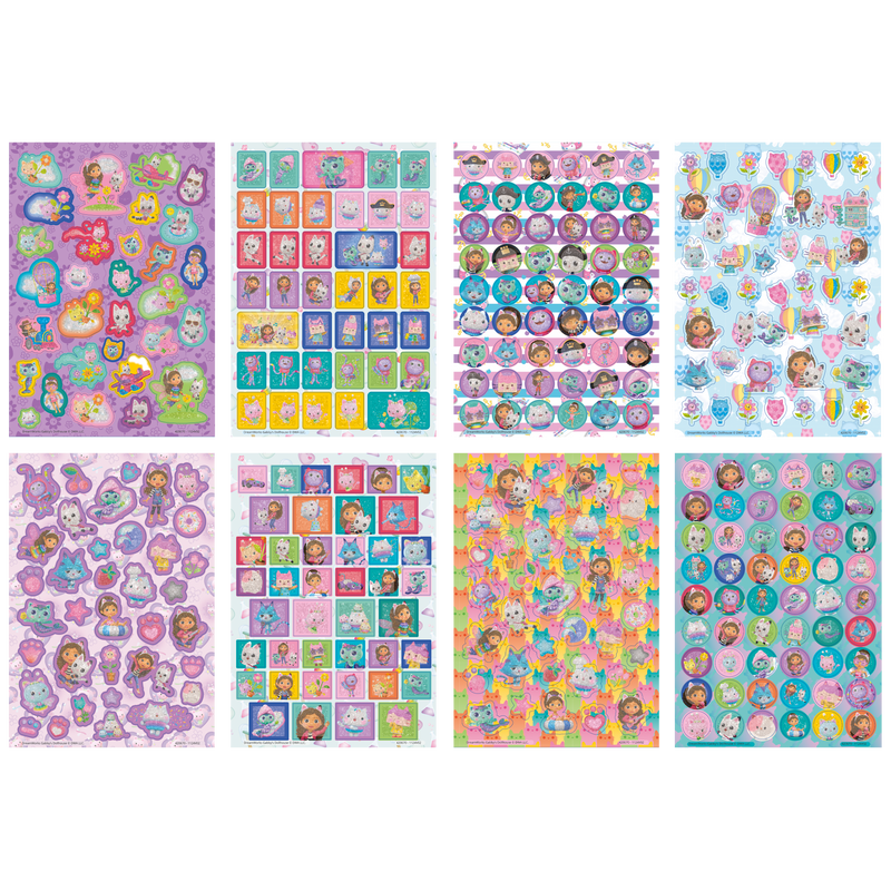 Gabby Dollhouse Glitter Sticker Book