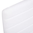 Livingandhome Set of 2 Modern Faux Leather Armless High Back Dining Chairs