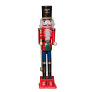 50cm Wooden Nutcracker Soldier Christmas Countdown Decoration