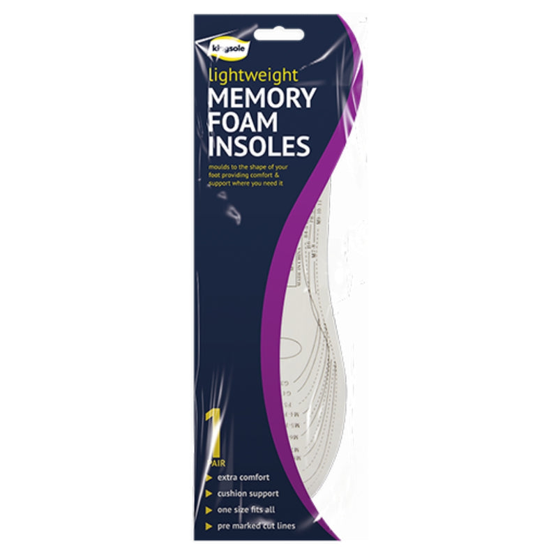 Kingsole Memory Foam Insoles - 1 pair