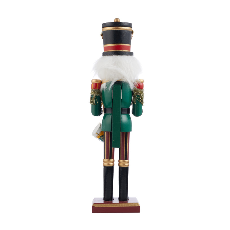Lifeideas Wooden Nutcracker Soldier Figurine Christmas Ornament