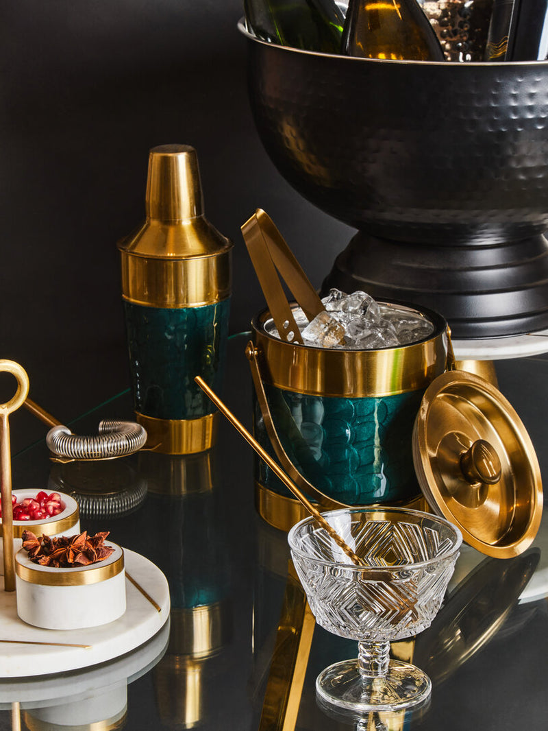 Fleur Set of 4 Glass Dessert Bowls