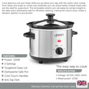 Lewis's Slow Cooker 1.5L Stainless Steel