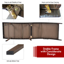 2PCS Folding Chaise Lounge with Double-sided Cushion - Red