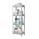 Lifeideas 4 Layers Freestanding Plastic Corner Storage Rack for Bathroom Kitchen