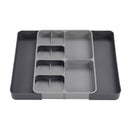 Livingandhome Expandable 12-Compartment Cutlery Tray Drawer Organiser