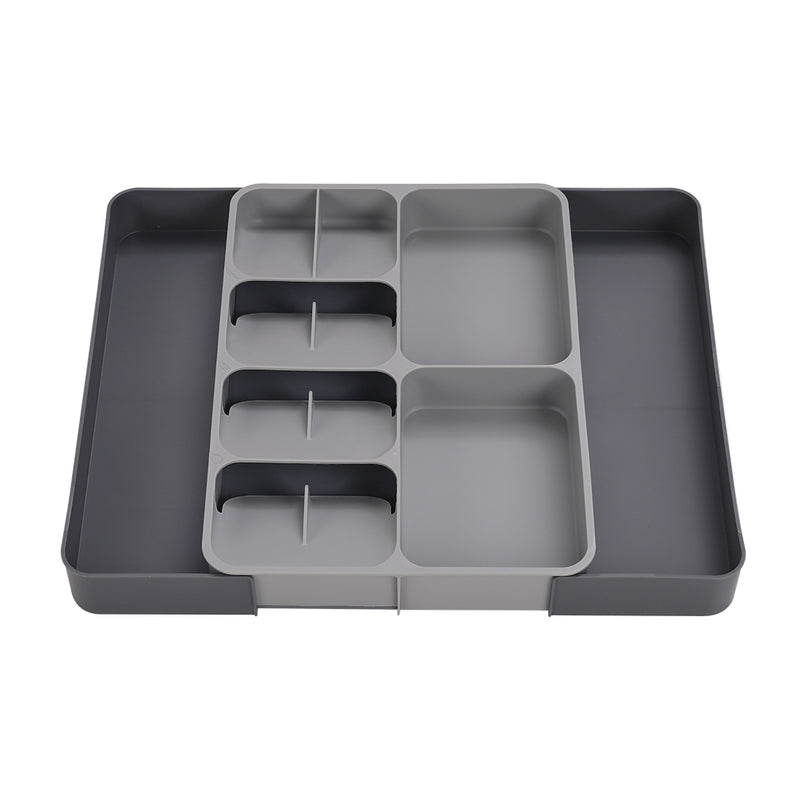 Livingandhome Expandable 12-Compartment Cutlery Tray Drawer Organiser
