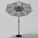 Livingandhome Outdoor Solar 24 LED Lights Patio With Crank For Patio Market With Base