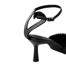 Elegant Pointed-Toe Heels with Adjustable Ankle Strap