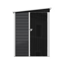 Breeins 4 X 6FT Outdoor Metal Pent Roof Garden Storage Shed