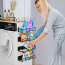 Lifeideas 2PCS Magnetic Fridge Storage Shelf with Hooks