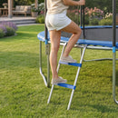 SPORTNOW Trampoline Ladder with Horizontal Wide Steps, Blue