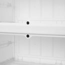 Livingandhome 6-Tier Foldable Storage Box with Magnetic Doors