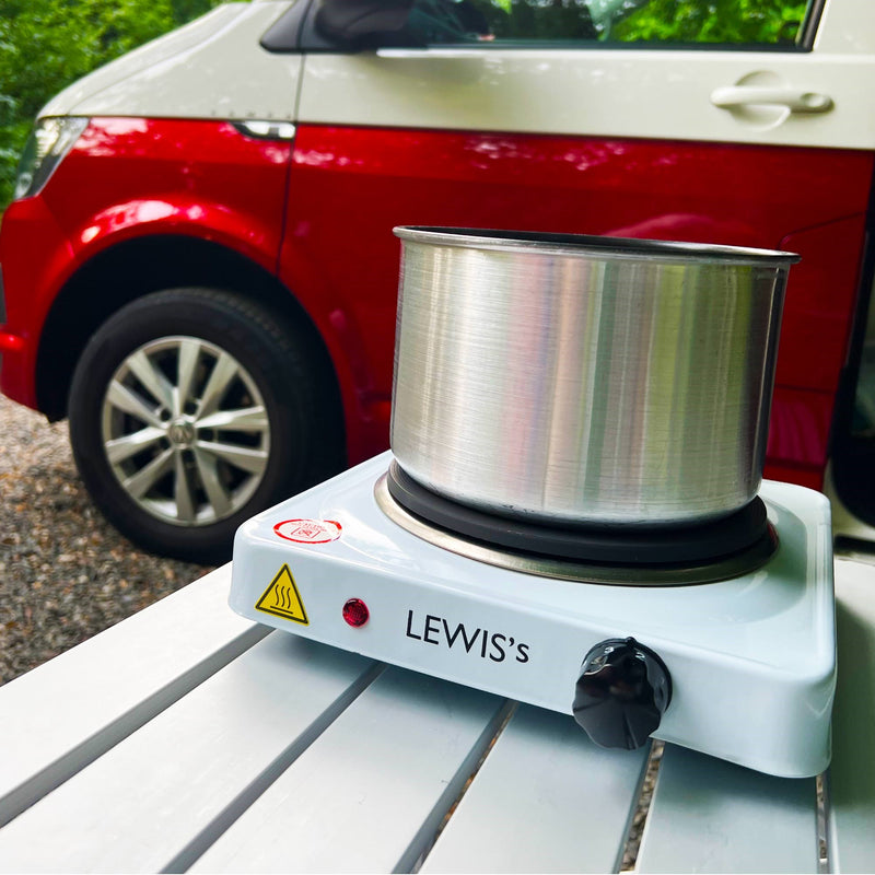 Lewis's Hotplate Single 1500W - White