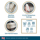 Lewis's Heated Foot Warmer Home Heating Appliance Warmth