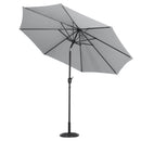 3M Large Rotating Patio Parasol for Outdoor Sunshade and Rain
