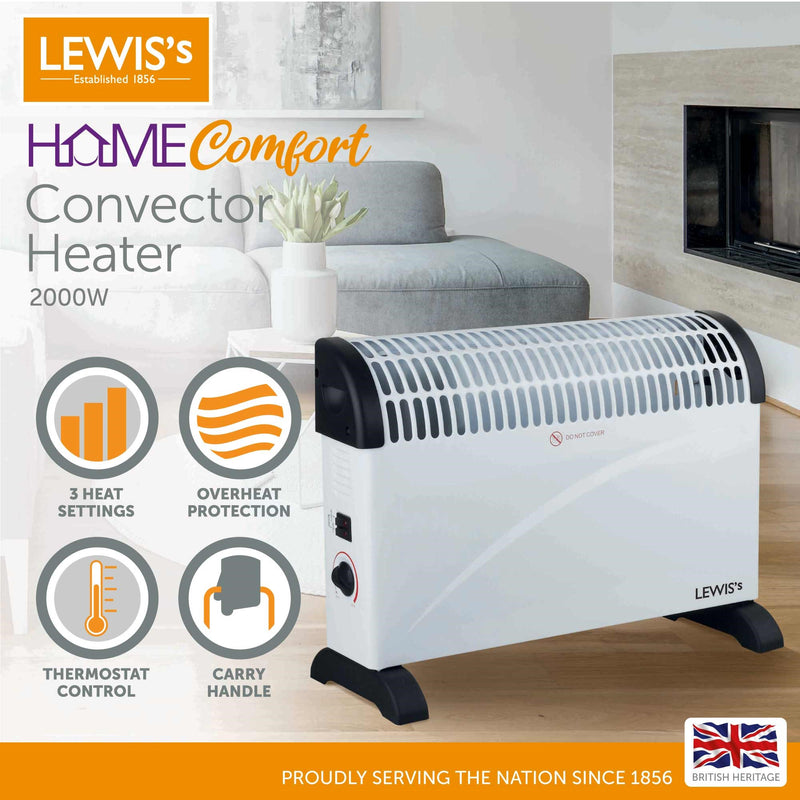 Lewis's 2000W Convector Heater