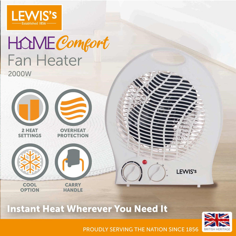 Lewis's 2000W Fan Heater