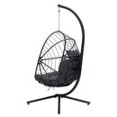 Breeins Swing Hanging Egg Chair With Cushion And Headrest