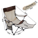 Breeins Foldable Reclining Camping Chair with Footrest
