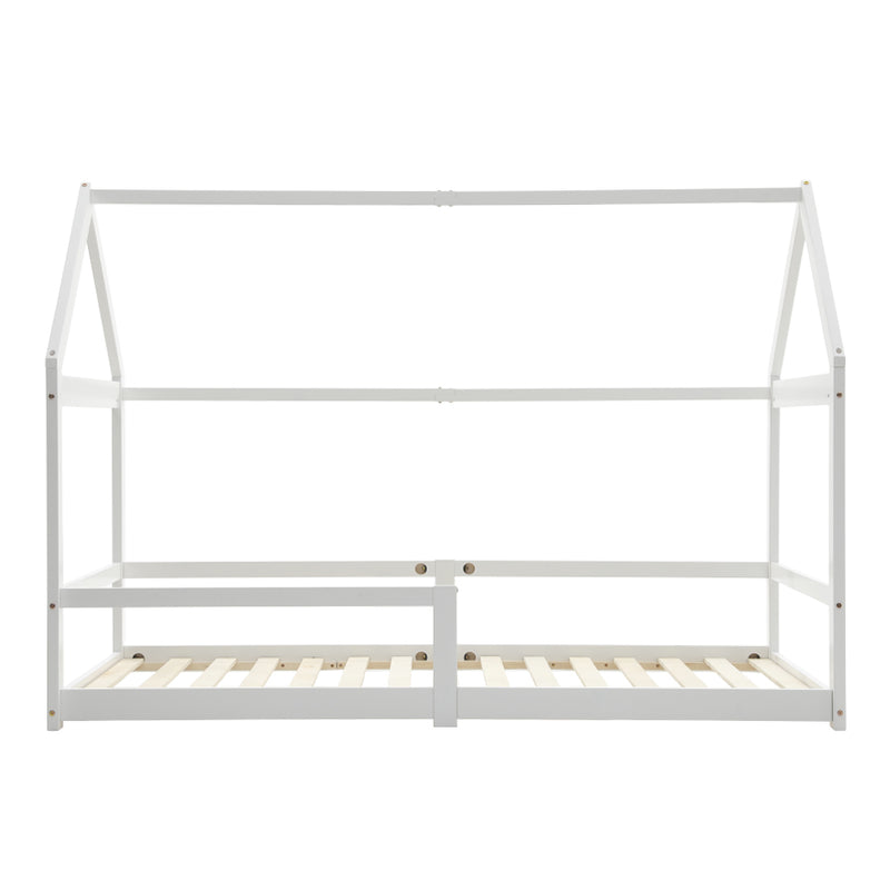 Livingandhome Kidâ??s Pine Wood House Bed