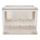 Lifeideas Transparent Folding Storage Box with Wheels