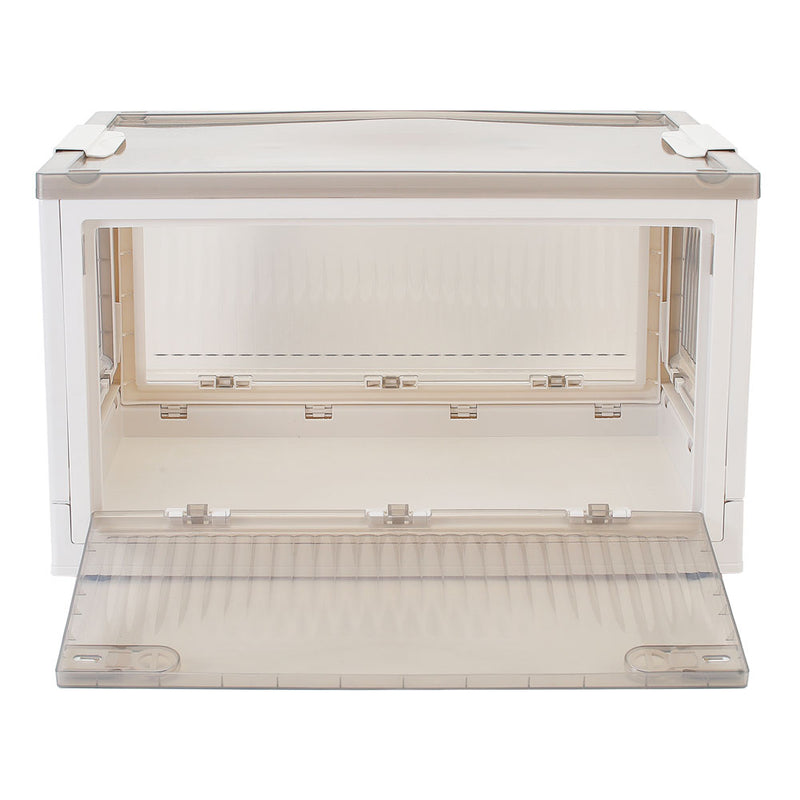 Lifeideas Transparent Folding Storage Box with Wheels