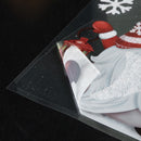 35cm Christmas Gonk in Snow Scene Window Decal Decoration with Glitter