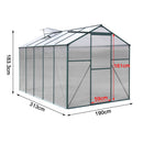 Breeins Aluminium Hobby Greenhouse with Window Opening