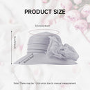 Floral Organza Wide-brim Sun Hat