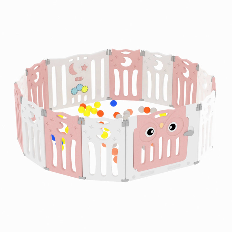 Kidkid Foldable 14 Panel Baby Playpen Safety Activity Centre