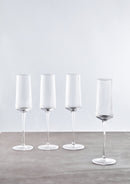 Eldon Set of Four Ribbed Champagne Glasses