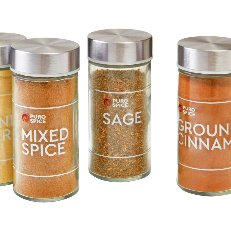 Puro Revolving Spice Rack with 16 Spices and Herbs