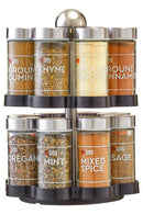 Puro Revolving Spice Rack with 16 Spices and Herbs
