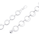 Modishion Adjustable Metal O-ring Waist Chain