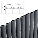 Livingandhome PVC Privacy Fence, Sun-blocked Screen Panels, Blindfold for Balcony