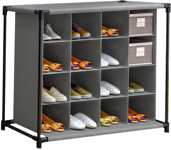 Lifeideas 4 Tier Metal Frame Shoe Rack