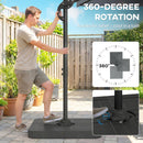 Outsunny 2.4 X 2.4 M Cantilever Parasol W/ Umbrella Weights, Dark Grey