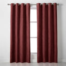 Velvet Chenille Unlined Ring Top Curtains