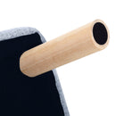 Livingandhome Linen Upholstered Ottoman Footstool with Pocket