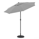 Livingandhome Outdoor Solar 24 LED Lights Patio With Crank For Patio Market With Base