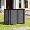 Breeins Garden Bin Tool Storage Shed