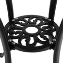 Garden Sanctuary Round Patio Dining Table with Umbrella Hole