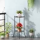 Breeins Black Metal Plant Display Rack